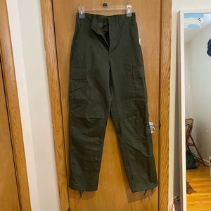 Local European Green Cargo Pants